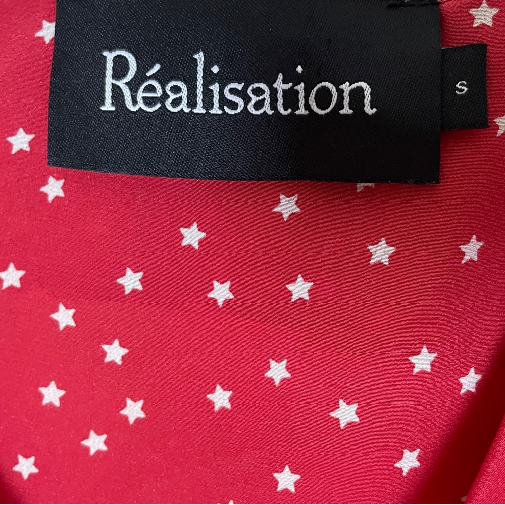 Realisation Par Red Polka Dot Long Sleeve Dress - Picture 9 of 11